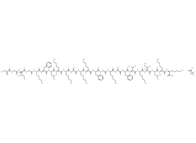 Cys-Pexiganan TFA Chemical Structure