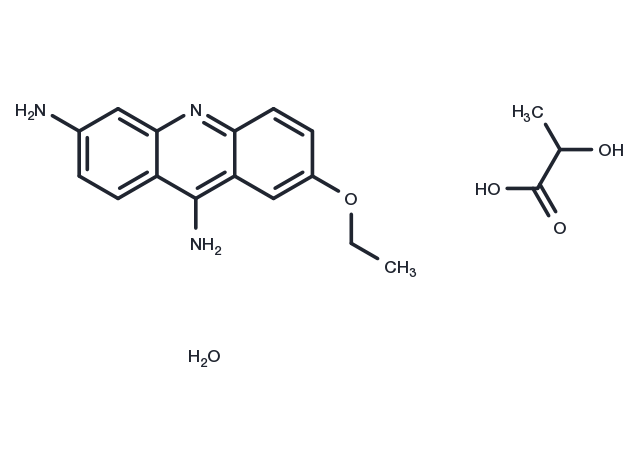 Ethacridine lactate monohydrate Chemical Structure