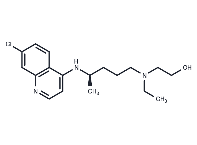 (R)-Hydroxychloroquine Chemical Structure