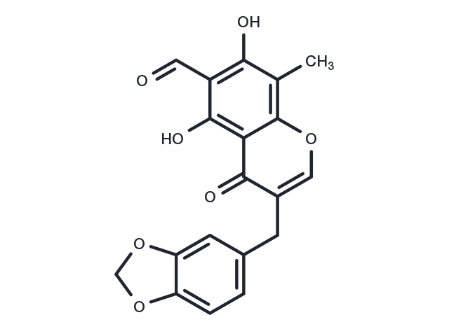 6-Aldehydo-isoophiopogonone A Chemical Structure