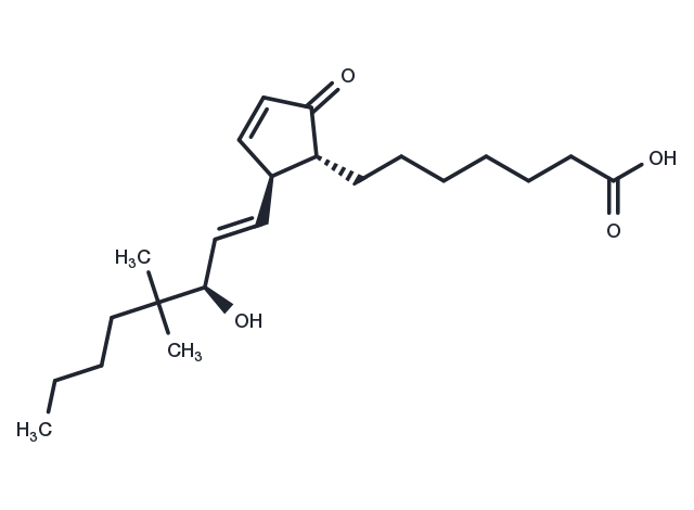 16,16-dimethyl Prostaglandin A1 Chemical Structure
