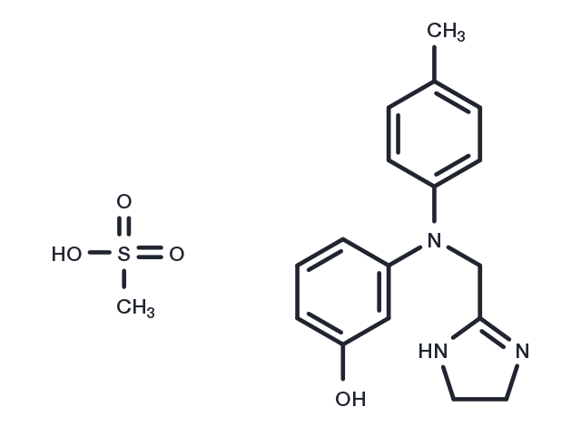 Phentolamine mesylate Chemical Structure