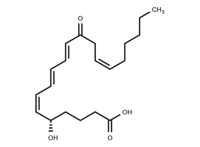 12-oxo Leukotriene B4 Chemical Structure