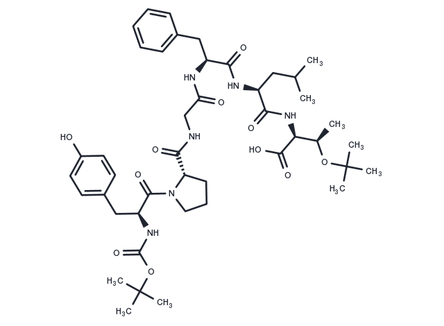 Boc-ypgflt(O-tbu) Chemical Structure