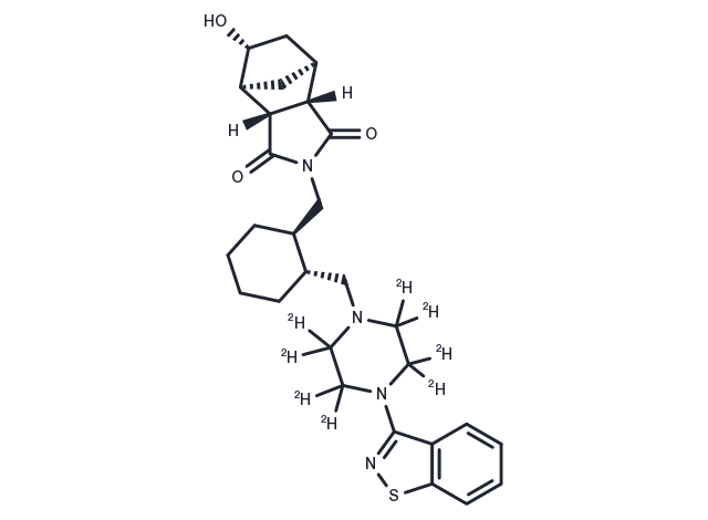 Lurasidone Metabolite 14283 D8 Chemical Structure