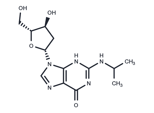 2’-Deoxy-N2-isopropyl guanosine Chemical Structure