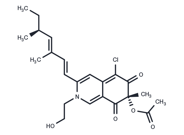 Isochromophilone VI Chemical Structure