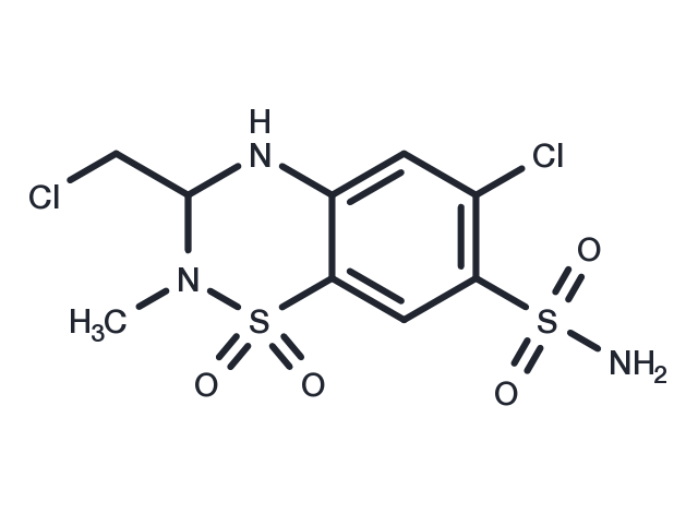 Methyclothiazide Chemical Structure