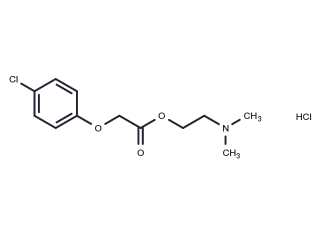 Meclofenoxate hydrochloride Chemical Structure