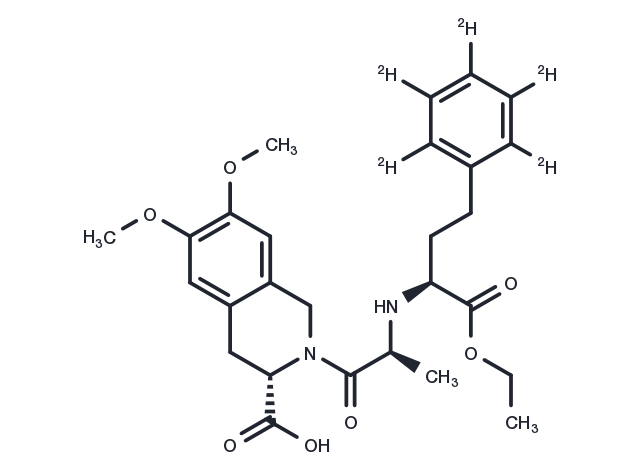 Moexipril-d5 Chemical Structure
