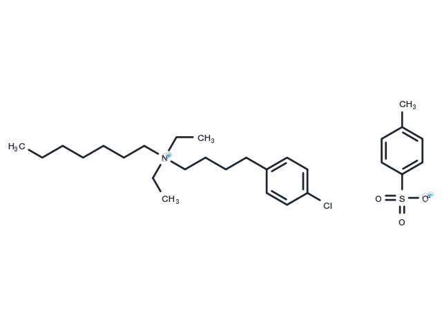 Clofilium tosylate Chemical Structure