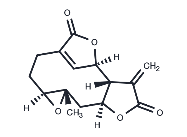 Deoxymikanolide Chemical Structure
