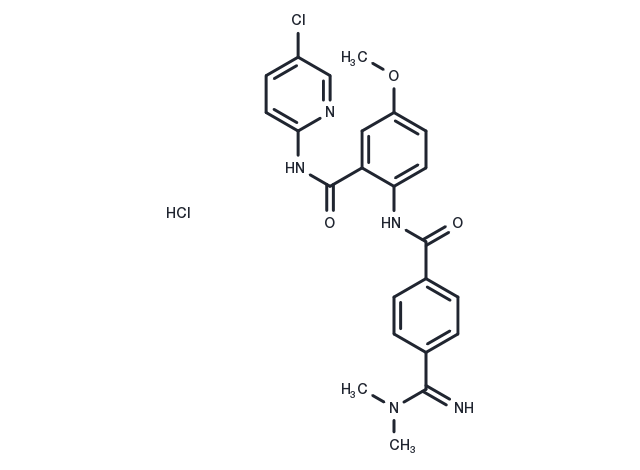 Betrixaban hydrochloride(330942-05-7(free base)) Chemical Structure