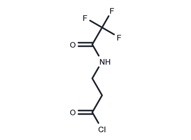 N-trifluoroacetyl-β-alanyl chloride Chemical Structure