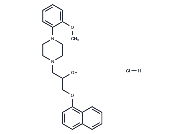 Naftopidil hydrochloride Chemical Structure