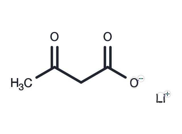 Acetoacetic acid lithium salt Chemical Structure