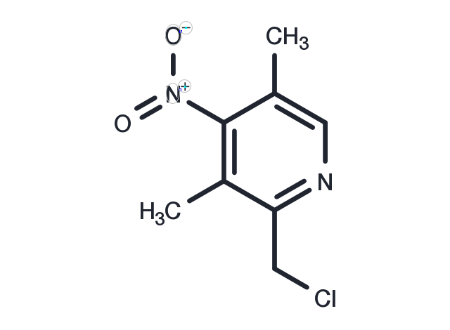 2-(Chloromethyl)-3,5-dimethyl-4-nitropyridine Chemical Structure