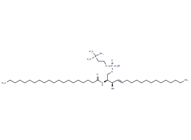C20 Sphingomyelin (d18:1/20:0) Chemical Structure