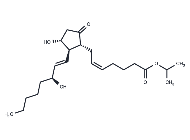 Prostaglandin E2 isopropyl ester Chemical Structure