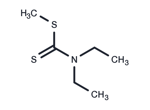 Methyl Diethyldithiocarbamate Chemical Structure