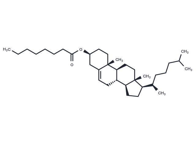 Cholesterol n-Octanoate Chemical Structure