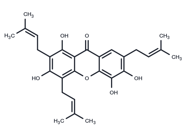 Parvifolixanthone A Chemical Structure