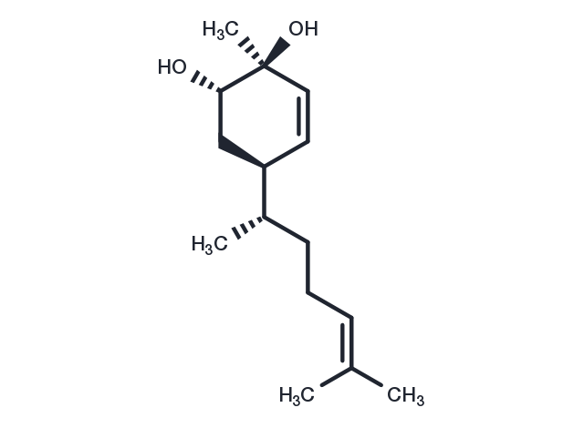 3,4-Dihydroxybisabola-1,10-diene Chemical Structure