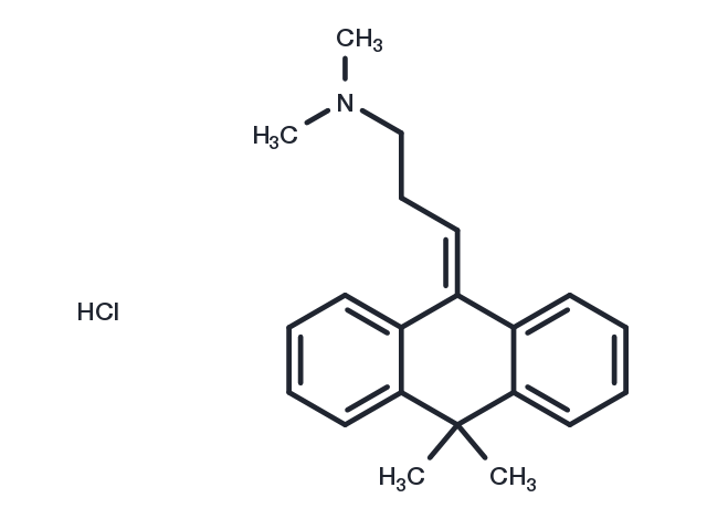 Melitracen hydrochloride Chemical Structure
