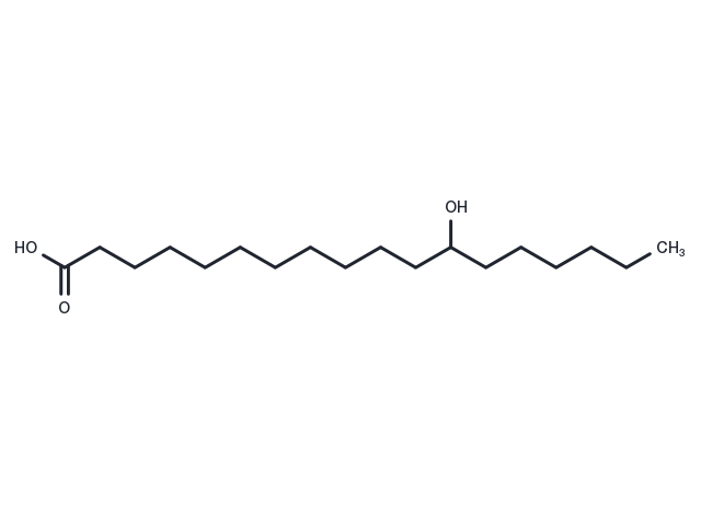 12-hydroxy Stearic Acid Chemical Structure