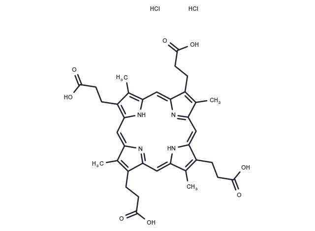 Coproporphyrin I dihydrochloride Chemical Structure