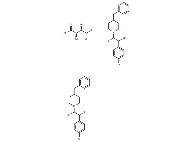 Ifenprodil Tartrate Chemical Structure