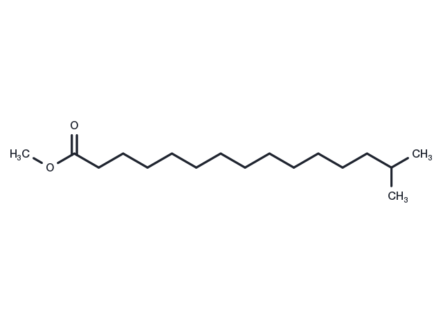 14-methyl Pentadecanoic Acid methyl ester Chemical Structure