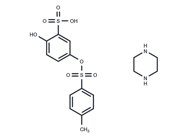 Sultosilic acid, piperazine salt Chemical Structure