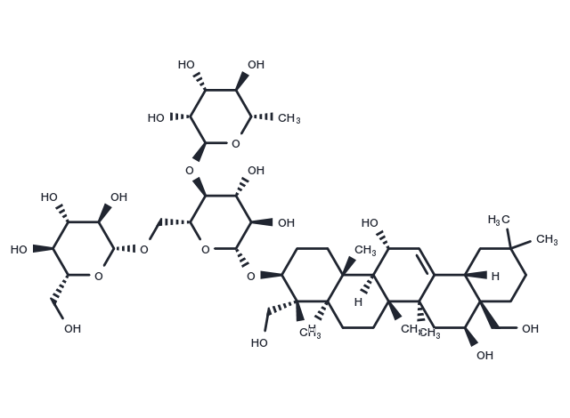 11(α)-Hydroxynepasaikosaponin k Chemical Structure