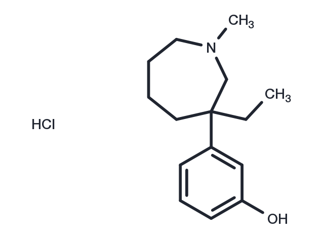 Meptazinol hydrochloride Chemical Structure