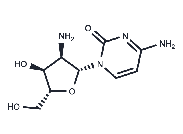 2’-Amino-2’-deoxycytidine Chemical Structure
