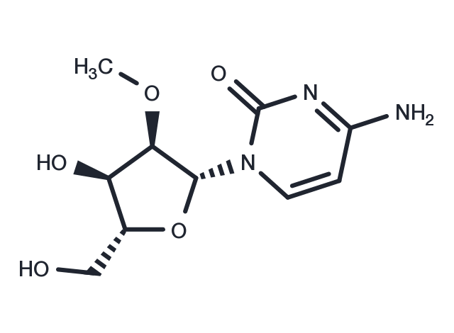 2′-O-Methylcytidine Chemical Structure