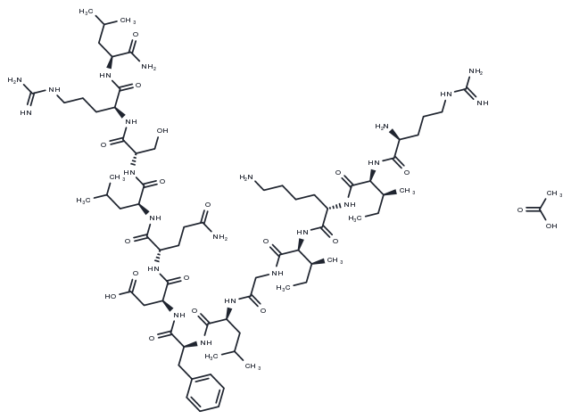 β-Pompilidotoxin Acetate Chemical Structure