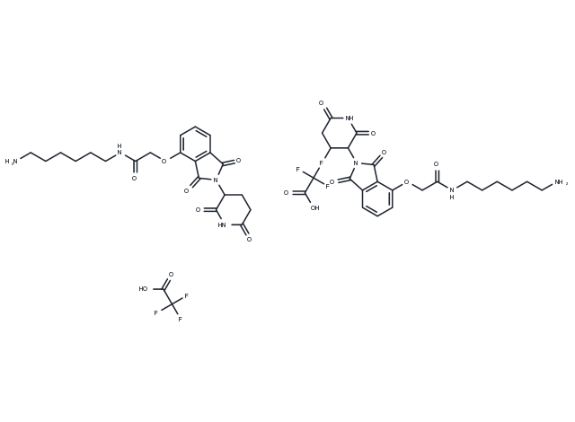 Thalidomide-O-amido-C6-NH2 TFA Chemical Structure