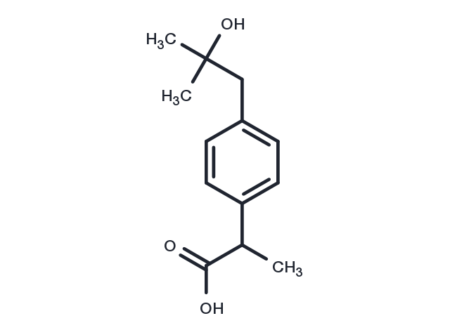 2-Hydroxy Ibuprofen Chemical Structure