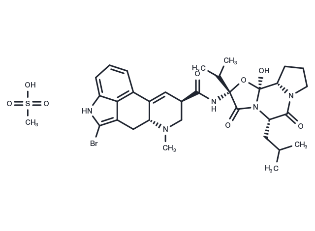 Bromocriptine mesylate Chemical Structure