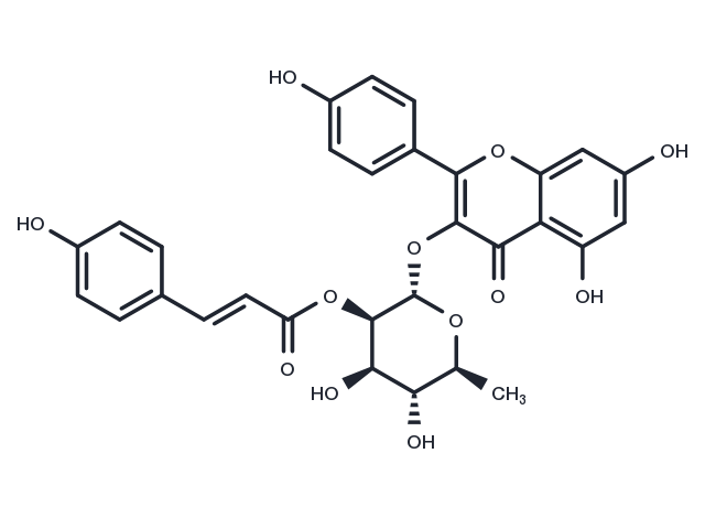 2''-O-E-p-Coumaroylafzelin Chemical Structure