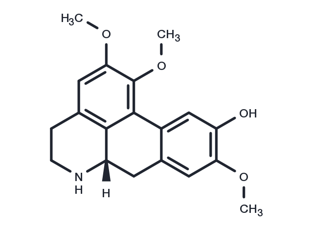 (+)-Norlirioferine Chemical Structure