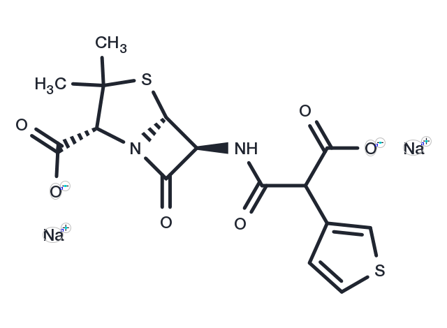 Ticarcillin disodium Chemical Structure