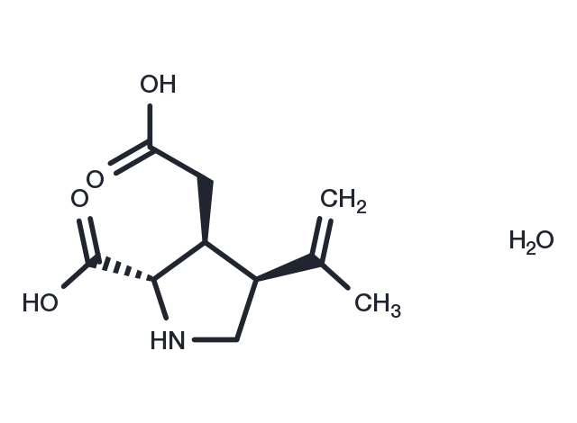 (-)-(α)-Kainic Acid (hydrate) Chemical Structure