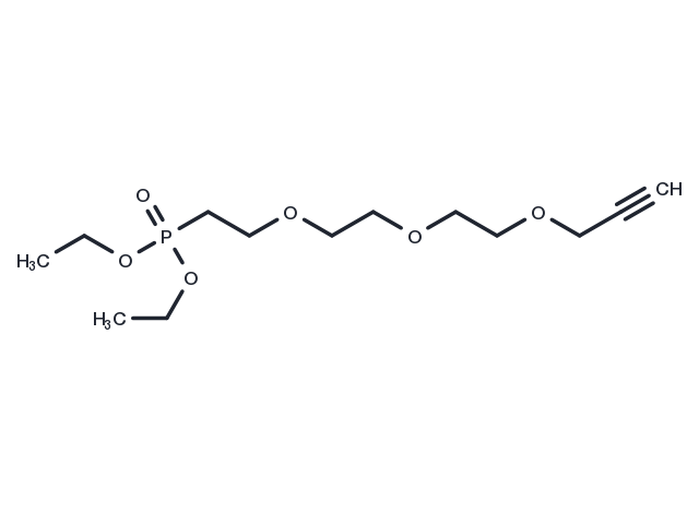 Propargyl-PEG3-phosphonic acid diethyl ester Chemical Structure