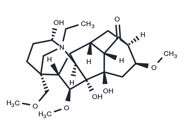 14-Dehydrodelcosine Chemical Structure