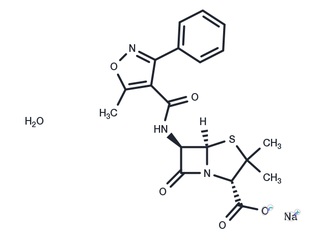 Oxacillin sodium monohydrate Chemical Structure