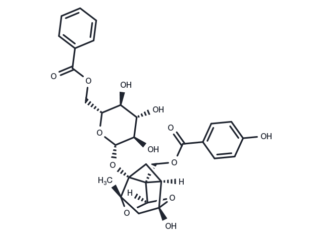 Benzoyloxypaeoniflorin Chemical Structure