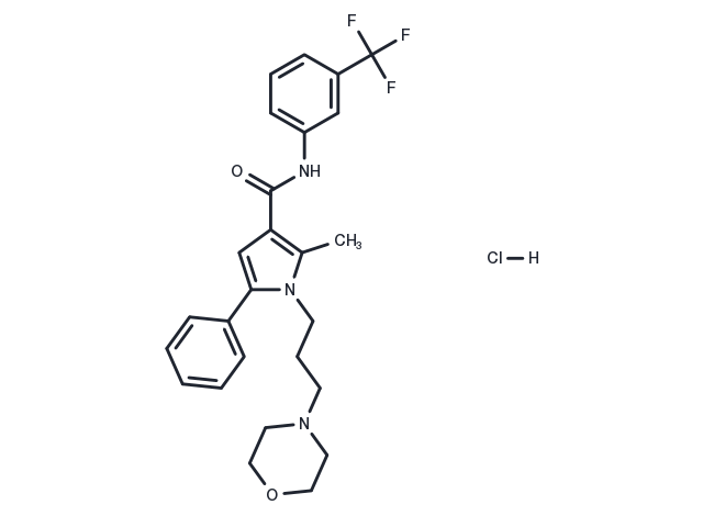 HC067047 Hydrochloride(883031-03-6 free base) Chemical Structure